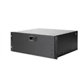 Adam Hall 19" Parts 87404 ALU COMBILOCK 4 - 19" 4HE Rackschublade mit Zahlenschloss | Aluminium