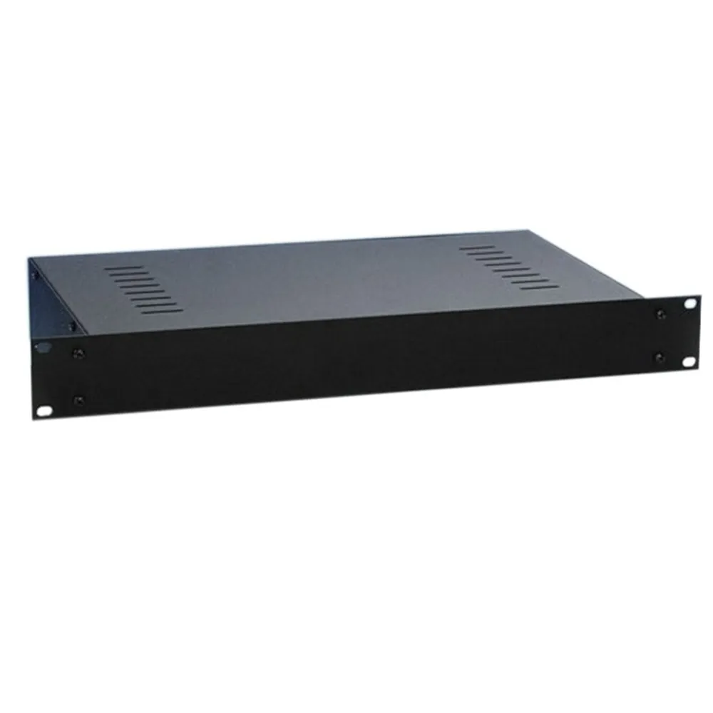 Adam Hall 19" Parts 87407 V - 19" Leergehäuse 1HE | mit Lüftungsschlitzen