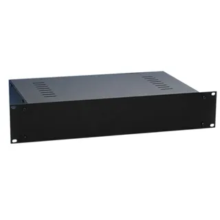 Adam Hall 19" Parts 87408 V - 19" Leergehäuse 2HE | mit Lüftungsschlitzen