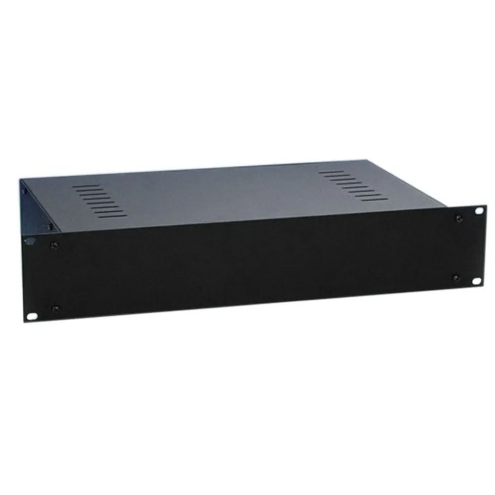 Adam Hall 19" Parts 87408 V - 19" Leergehäuse 2HE | mit Lüftungsschlitzen