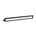 Adam Hall 19" Parts 87441 - 19" Frontabdeckung mit Plexiglaseinsatz 1 HE