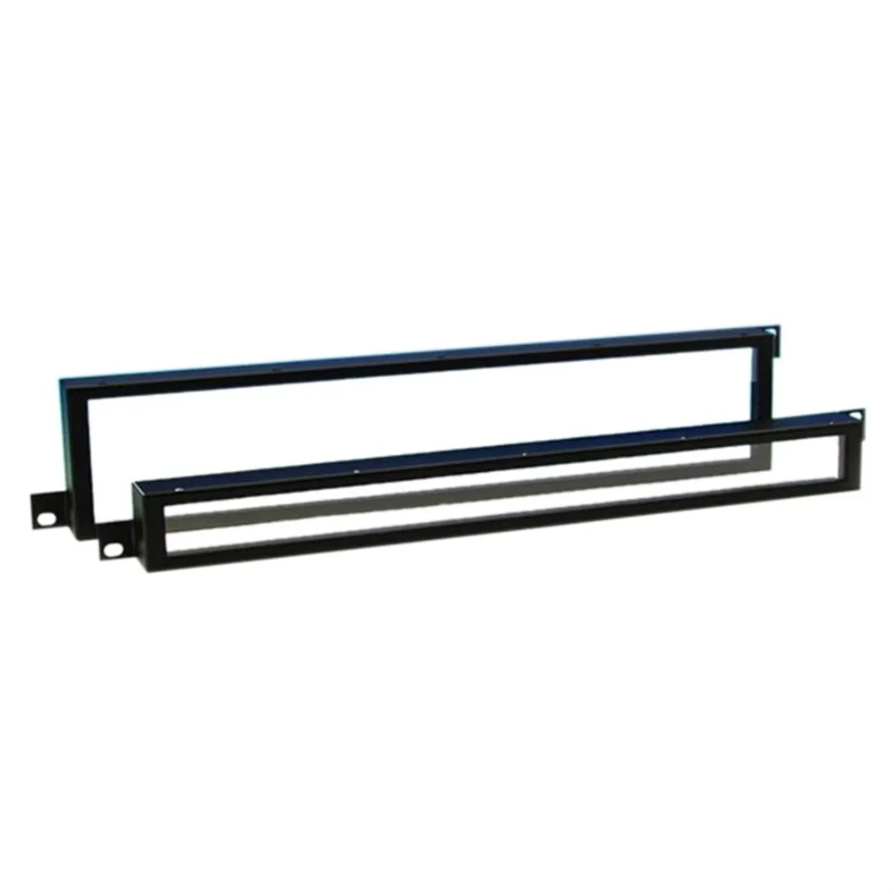 Adam Hall 19" Parts 87441 - 19" Frontabdeckung mit Plexiglaseinsatz 1 HE