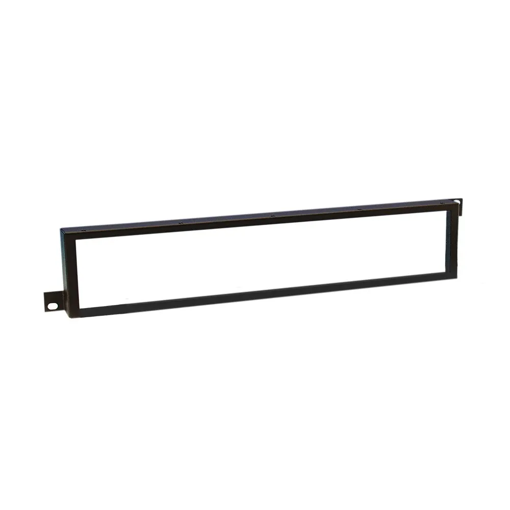 Adam Hall 19" Parts 87442 - 19" Frontabdeckung mit Plexiglaseinsatz 2 HE