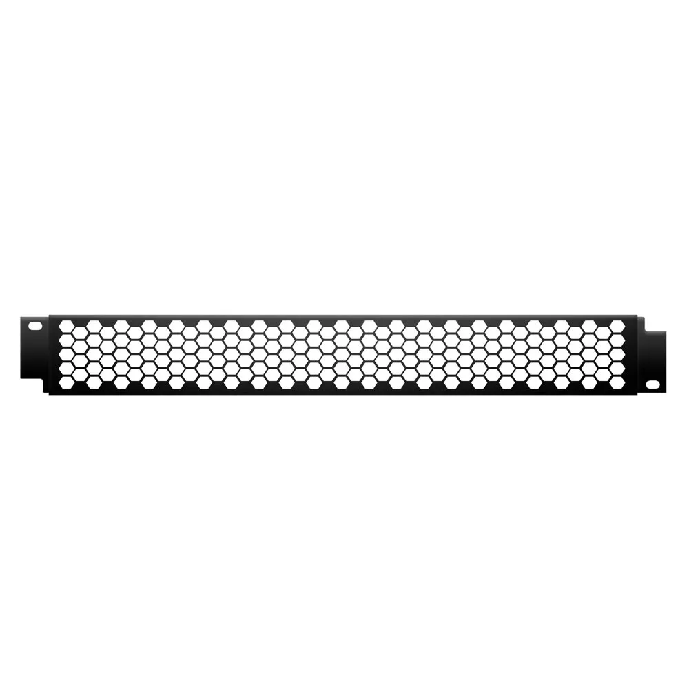 Adam Hall 19" Parts 87445 - 19" Lochblechabdeckung 1 HE, grobe Lochung