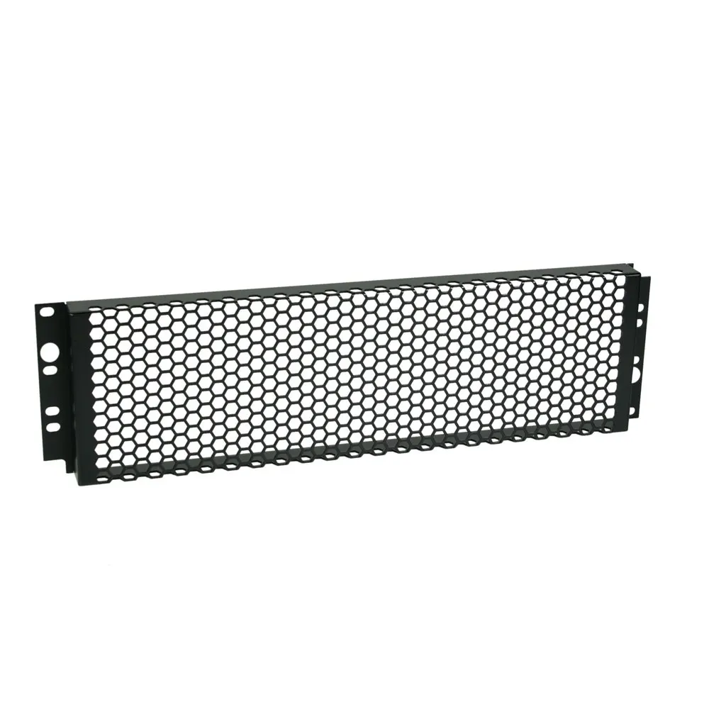 Adam Hall 19" Parts 87447 - 19" Lochblechabdeckung 3 HE, grobe Lochung