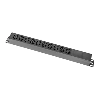 Adam Hall Cables 87471 IEC - 19" Stromverteiler 1HE 10-Fach mit C13 Kaltgerätebuchsen