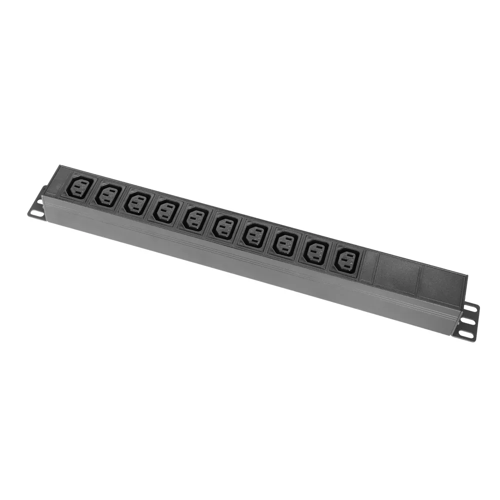 Adam Hall Cables 87471 IEC - 19" Stromverteiler 1HE 10-Fach mit C13 Kaltgerätebuchsen