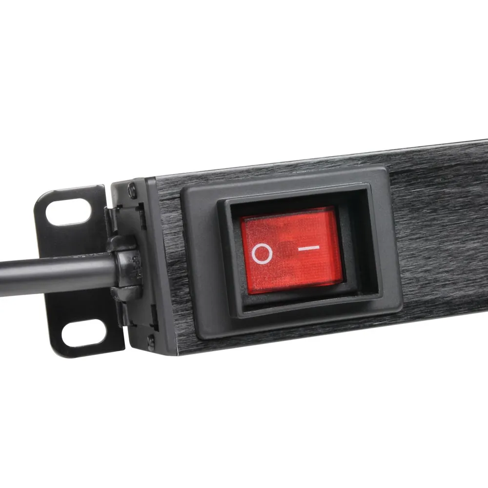 Adam Hall Cables 87471 USB - 19" Stromverteiler 1HE 8-Fach mit Schalter & 2 x USB