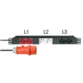 Adam Hall Cables 87473 - 19" Stromverteiler 1HE 6-Fach mit 3 Stromkreisen