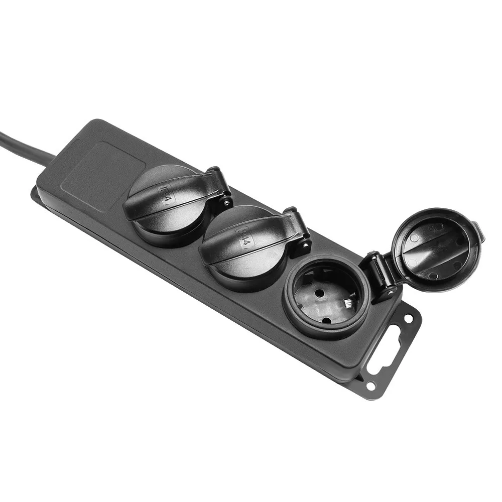 Adam Hall Cables 8747 IP3 - Stromverteiler 3-Fach IP44 | 1,4m