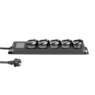 Adam Hall Cables 8747 IP5 - Stromverteiler 5-Fach IP44 | 1,4m