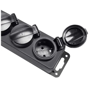 Adam Hall Cables 8747 IP5 - Stromverteiler 5-Fach IP44 | 1,4m