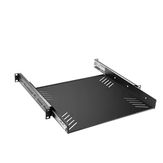 Adam Hall 19" Parts 87556 - 19" Rackwanne 1HE | mit Auszugschienen
