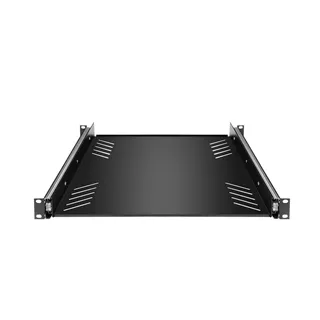 Adam Hall 19" Parts 87556 - 19" Rackwanne 1HE | mit Auszugschienen