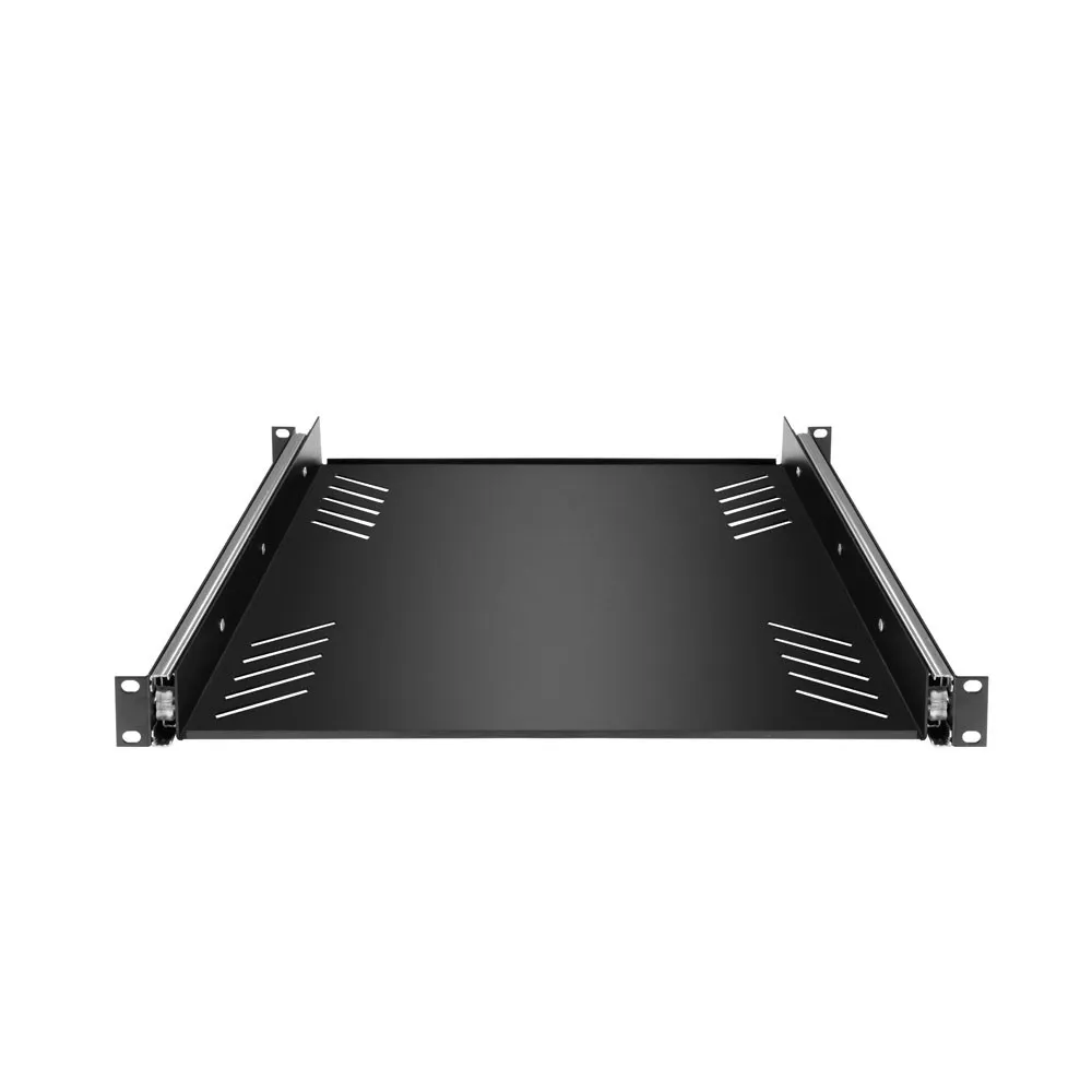 Adam Hall 19" Parts 87556 - 19" Rackwanne 1HE | mit Auszugschienen