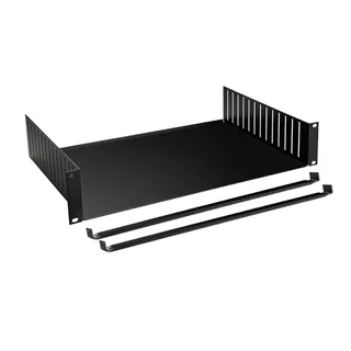 Adam Hall 19" Parts 8757 - 19" Rackwanne 2HE | mit Stahlklemmen