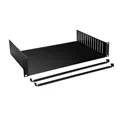 Adam Hall 19" Parts 8757 - 19" Rackwanne 2HE | mit Stahlklemmen