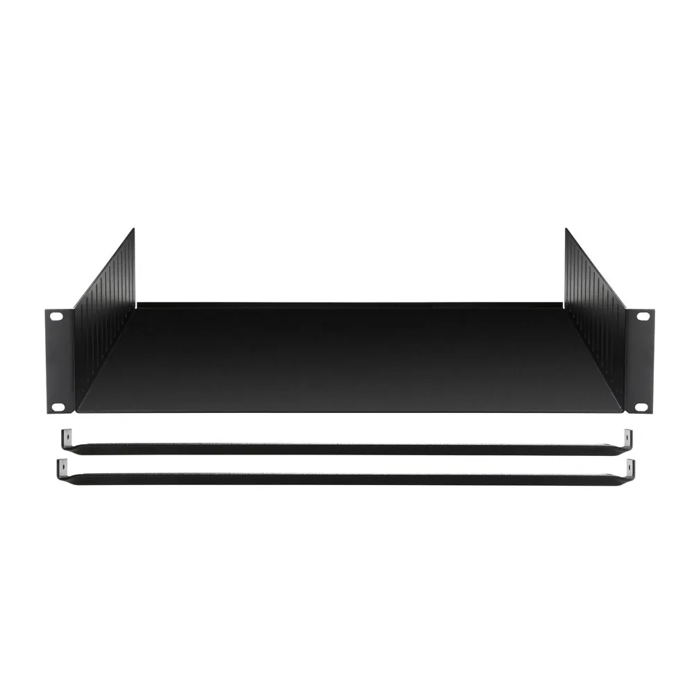 Adam Hall 19" Parts 8757 - 19" Rackwanne 2HE | mit Stahlklemmen