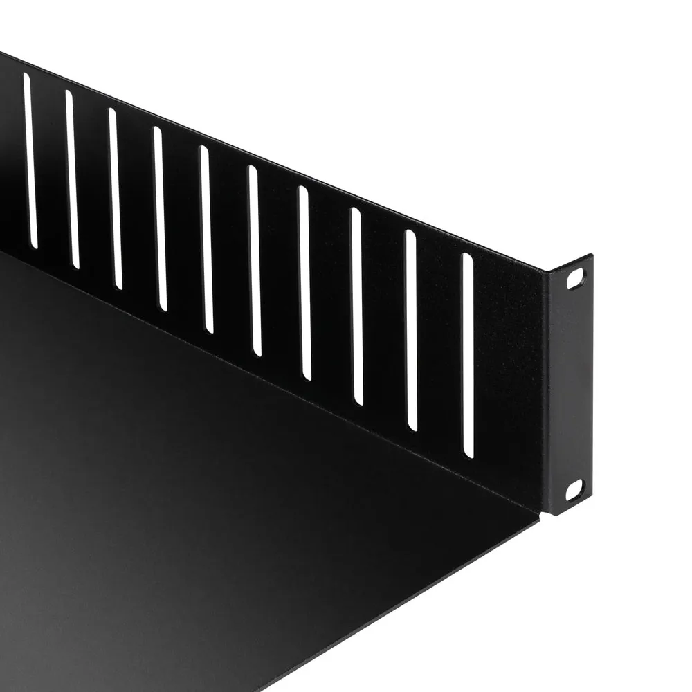 Adam Hall 19" Parts 8757 - 19" Rackwanne 2HE | mit Stahlklemmen