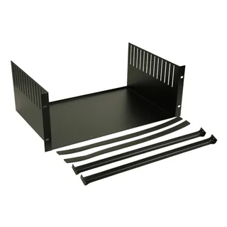Adam Hall 19" Parts 8758 - 19" Rackwanne 3HE | mit Stahlklemmen