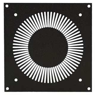 Adam Hall Accessories 8769 - Montageblech für 8762 Axial Lüfter in Gußgehäuse