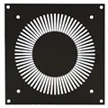 Adam Hall Accessories 8769 - Montageblech für 8762 Axial Lüfter in Gußgehäuse