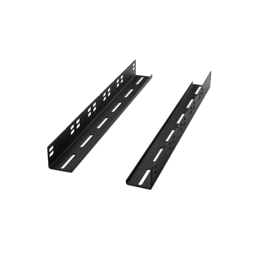 Adam Hall 19" Parts 876 TL - 19" L-Tragschienen / Tragewinkel Set, Länge 450 mm