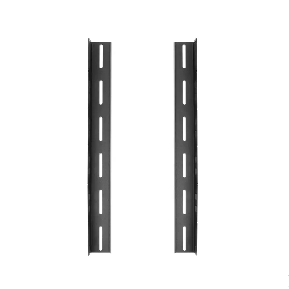 Adam Hall 19" Parts 876 TL - 19" L-Tragschienen / Tragewinkel Set, Länge 450 mm
