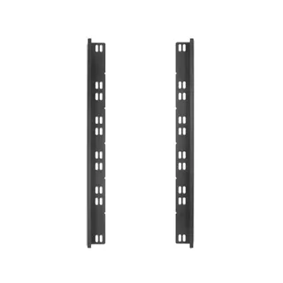 Adam Hall 19" Parts 876 TL - 19" L-Tragschienen / Tragewinkel Set, Länge 450 mm