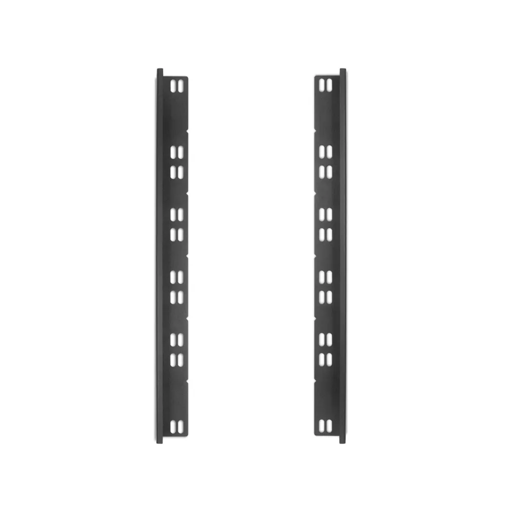 Adam Hall 19" Parts 876 TL - 19" L-Tragschienen / Tragewinkel Set, Länge 450 mm