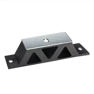 Adam Hall Hardware 87712 - Weicher Schwingmetallpuffer für 87700 19" Schock Mount Rahmen