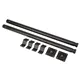 Adam Hall Hardware 87991 - Rack Teleskop Tischbein Set, 73 - 118 cm ausziehbar
