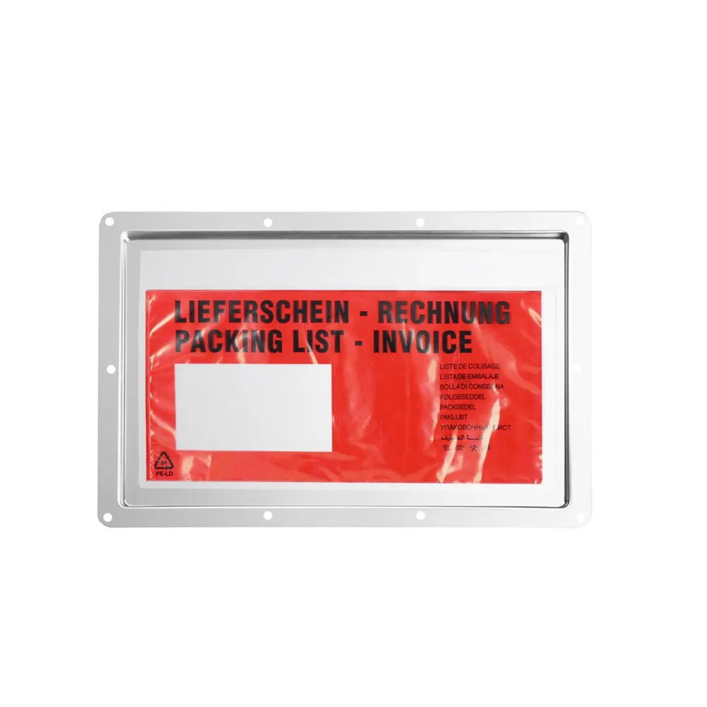 Adam Hall Hardware 88300 - Einbauschale für Dokumententasche, Stahl verzinkt