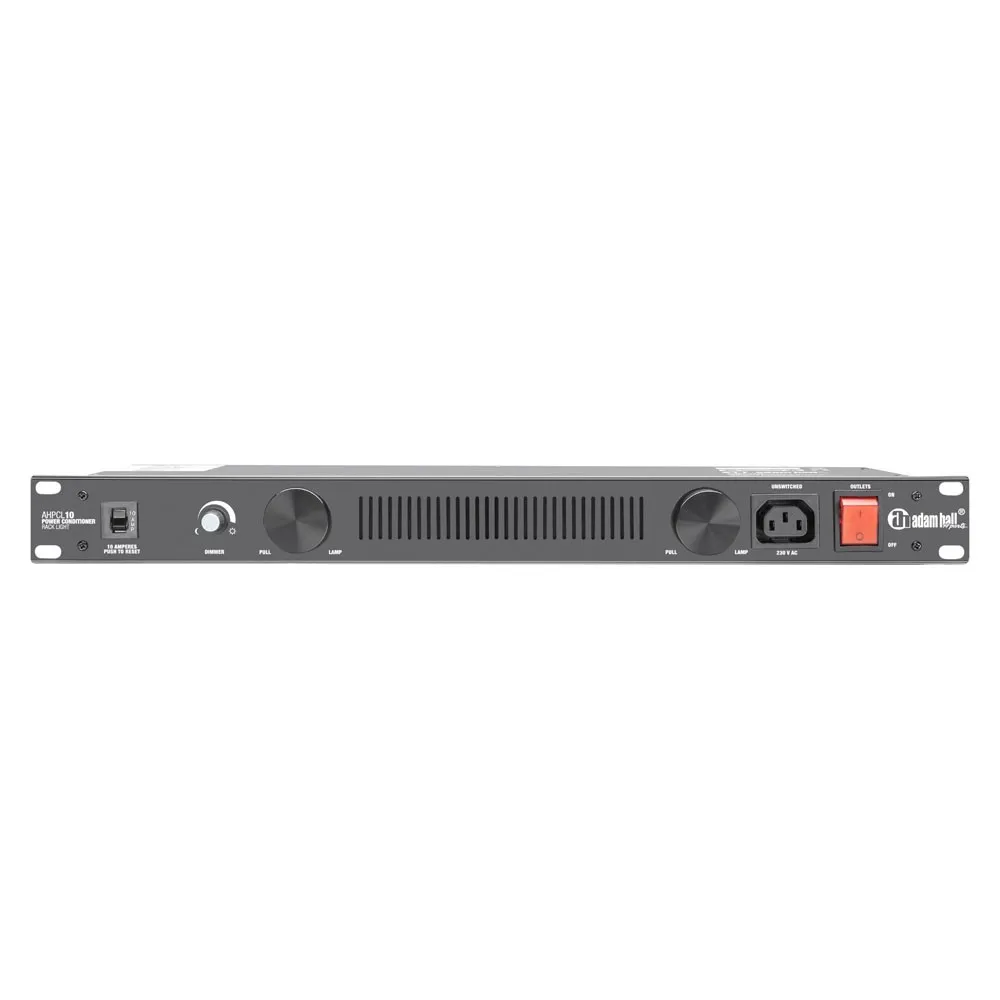 Adam Hall 19" Parts PCL 10 - Power Conditioner mit Rack-Beleuchtung