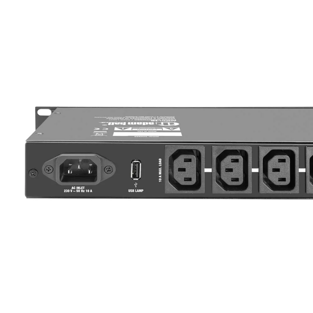 Adam Hall 19" Parts PCL 10 - Power Conditioner mit Rack-Beleuchtung