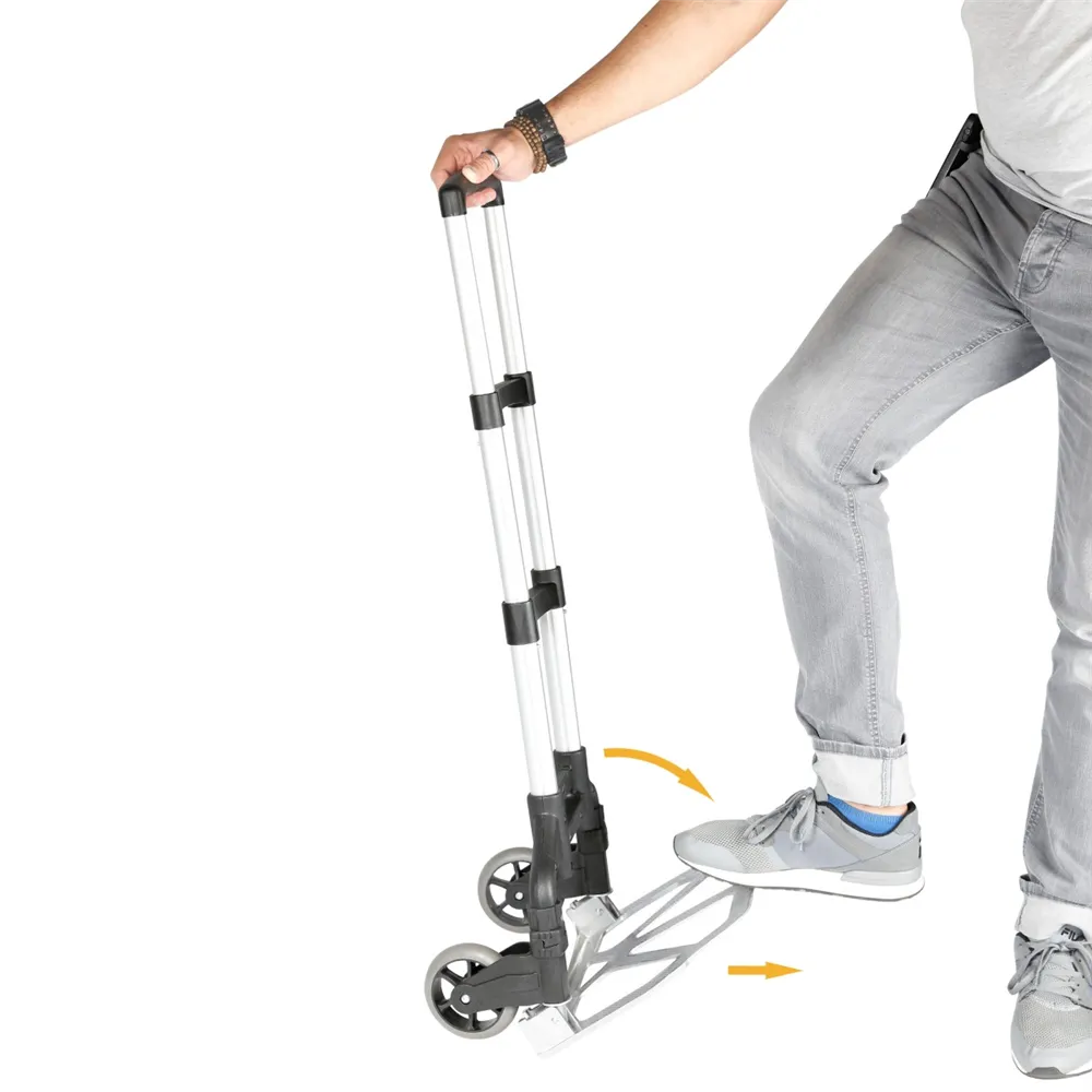Adam Hall Accessories PORTER - Zusammenklappbarer Trolley mit verriegelbarem Ausziehgriff