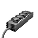 Adam Hall Cables PRO PORT 4 CEE - Stromverteiler 4 x Schukobuchse IP54 | 16A CEE In