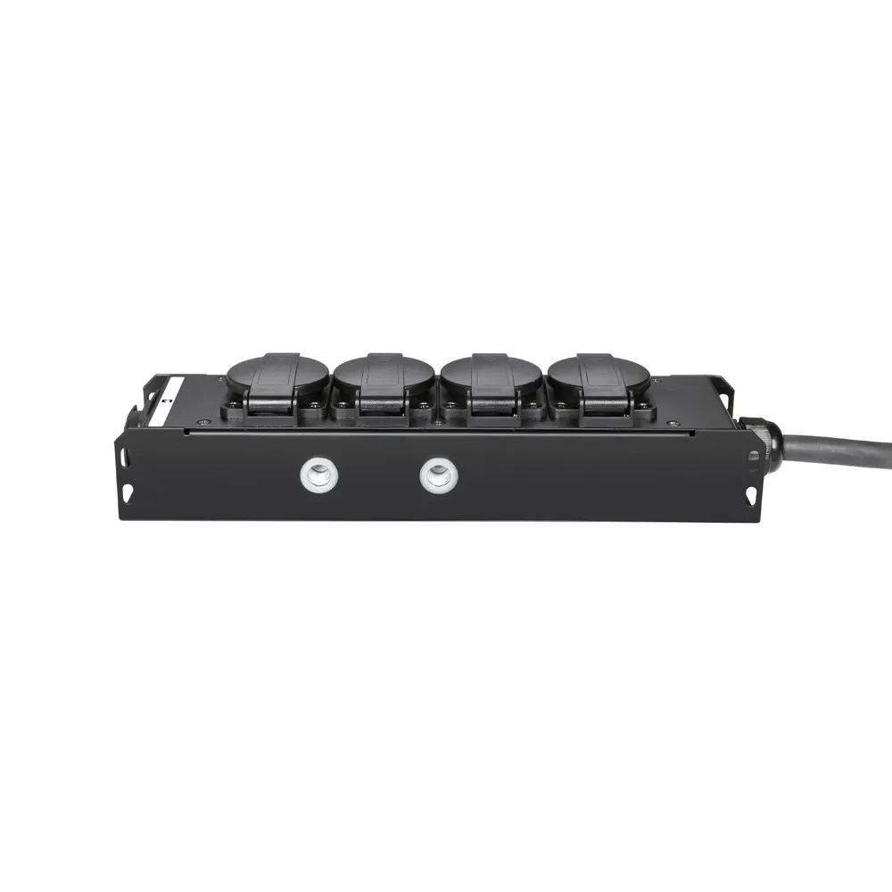 Adam Hall Cables PRO PORT 4 CEE - Stromverteiler 4 x Schukobuchse IP54 | 16A CEE In