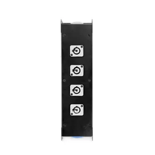 Adam Hall Cables PRO PORT 4 PP - Stromverteiler PowerIn BLU | 5 x PowerOut GREY