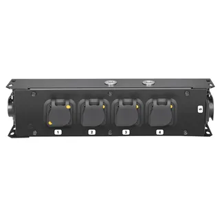 Adam Hall Cables PRO PORT 4 TT - Stromverteiler IP65 In | 5 x IP65 Out