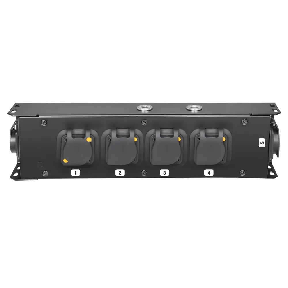 Adam Hall Cables PRO PORT 4 TT - Stromverteiler IP65 In | 5 x IP65 Out