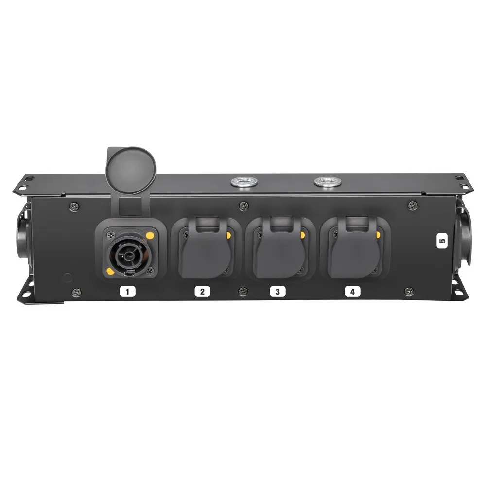 Adam Hall Cables PRO PORT 4 TT - Stromverteiler IP65 In | 5 x IP65 Out