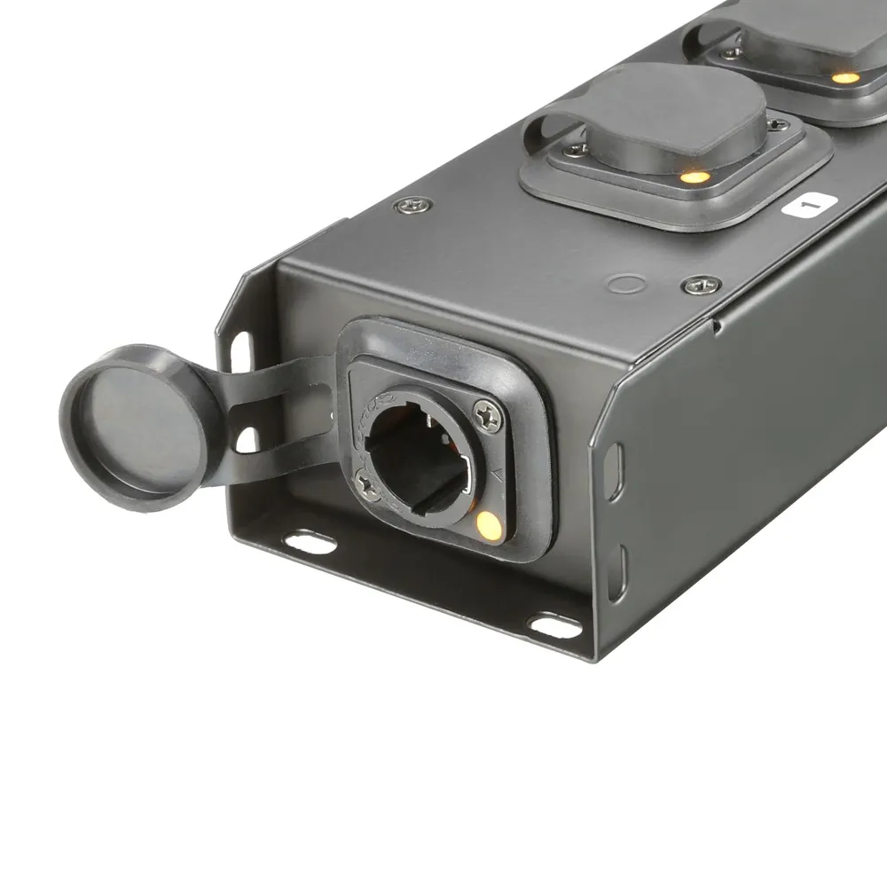 Adam Hall Cables PRO PORT 4 TT - Stromverteiler IP65 In | 5 x IP65 Out