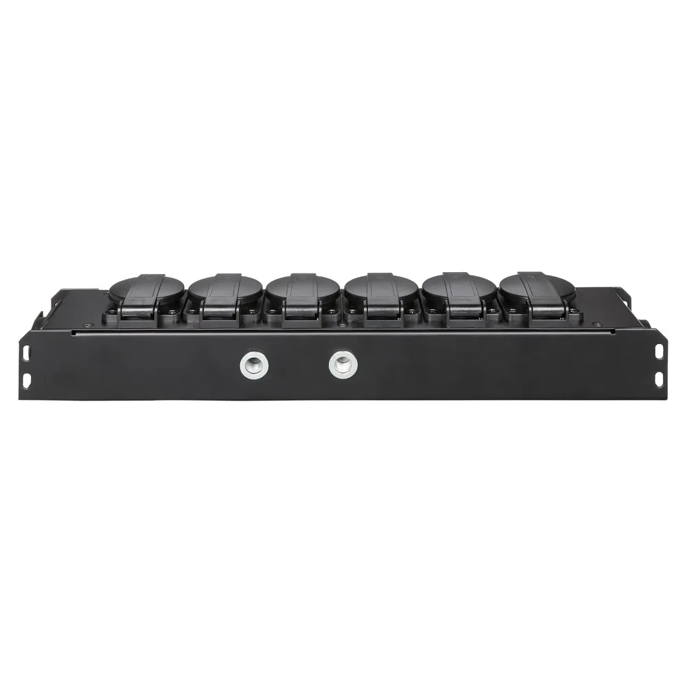 Adam Hall Cables PRO PORT 6 T - Stromverteiler 6 x Schukobuchsen IP54 | IP65 In & IP65 Out