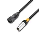 Cameo DMX 3 AD IN IP65 - DMX-Adapter IN LED IP-Par 3-Pin, 1,0m