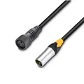 Cameo DMX 3 AD IN IP65 - DMX-Adapter IN LED IP-Par 3-Pin, 1,0m