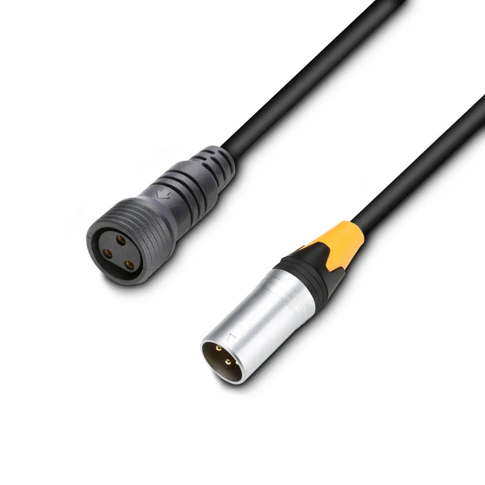 Cameo DMX 3 AD IN IP65 - DMX-Adapter IN LED IP-Par 3-Pin, 1,0m