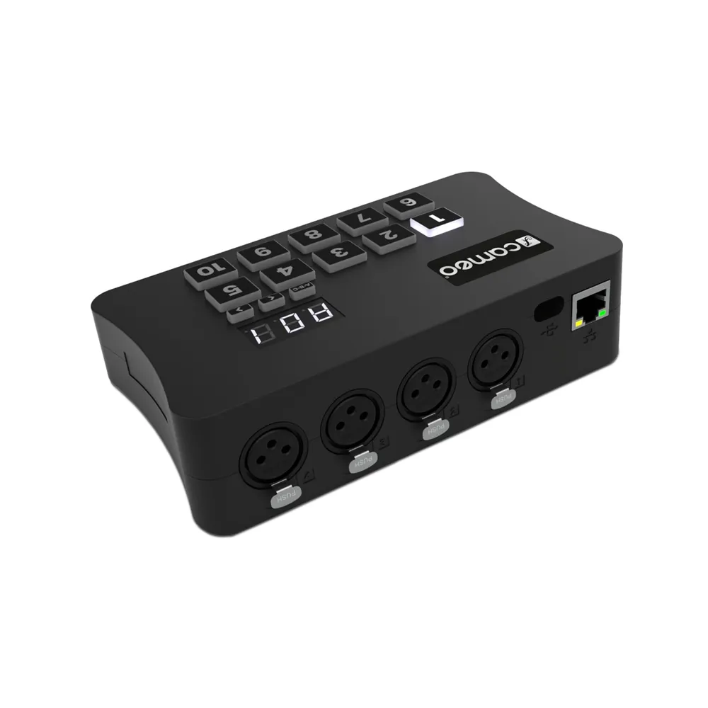 Cameo DVC CUE - USB zu DMX-Interface mit bis zu 2048 DMX-Kanälen und beleuchtetem Bedienfeld