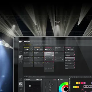 Cameo DVC CUE - USB zu DMX-Interface mit bis zu 2048 DMX-Kanälen und beleuchtetem Bedienfeld