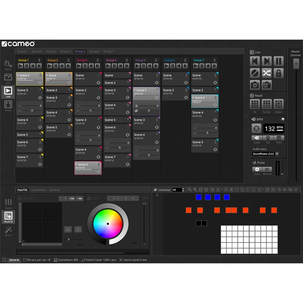 Cameo DVC PRO - 1024-Kanal USB zu DMX-Interface mit WiFi-Access und Steuerungssoftware